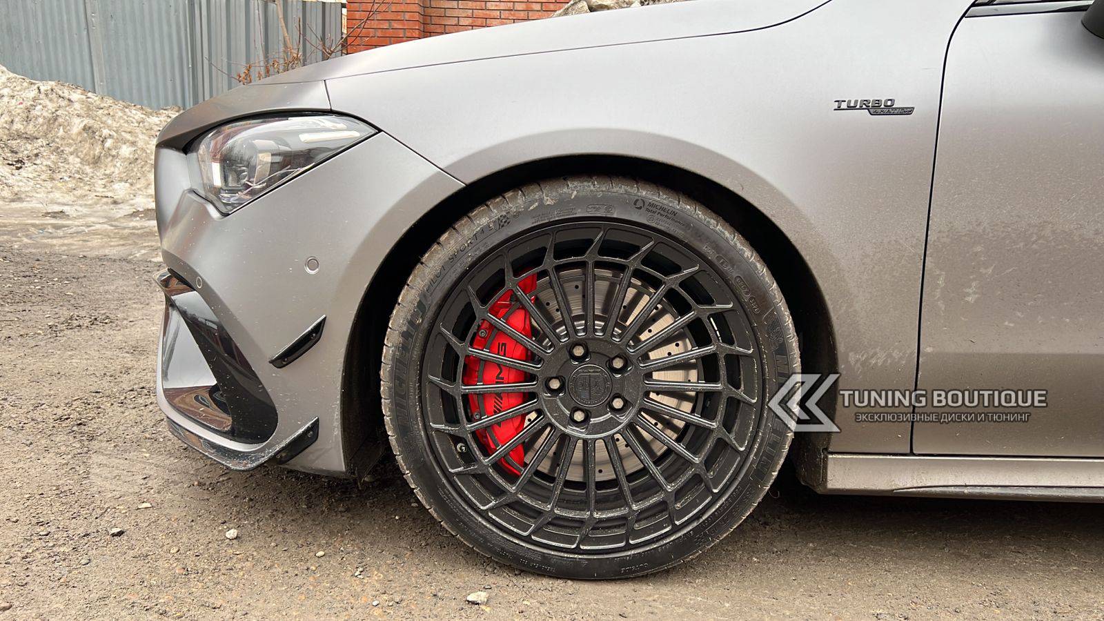 Mercedes-Benz CLA AMG 45 AMG S на 19" кованых дисках нашего производства фото 1